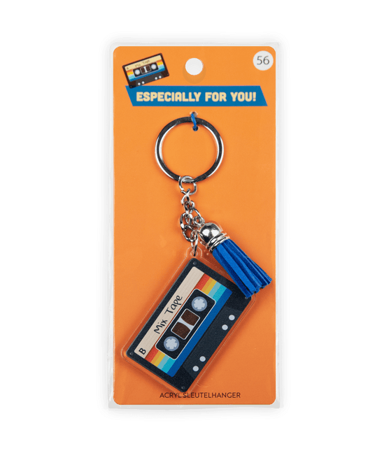 Acryl Sleutelhanger Cassettebandje van Paper Dreams koop je bij Partywinkel