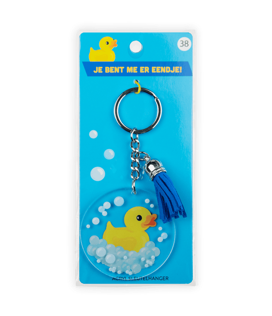 Acryl Sleutelhanger Eendje van Paper Dreams koop je bij Partywinkel