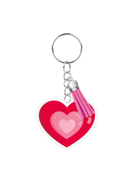 Acryl Sleutelhanger Hartje van Paper Dreams koop je bij Partywinkel