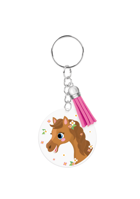Acryl Sleutelhanger Paard van Paper Dreams koop je bij Partywinkel