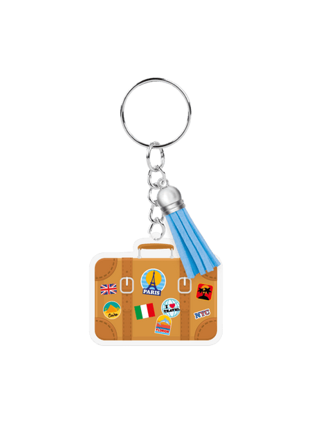 Acryl Sleutelhanger Reiskoffer van Paper Dreams koop je bij Partywinkel