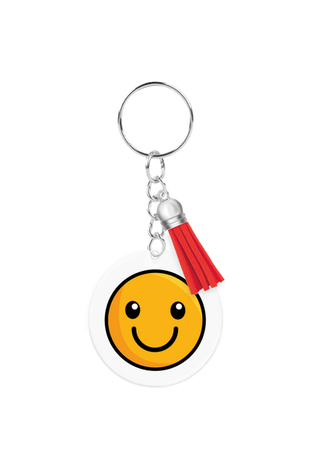 Acryl Sleutelhanger Smiley van Paper Dreams koop je bij Partywinkel