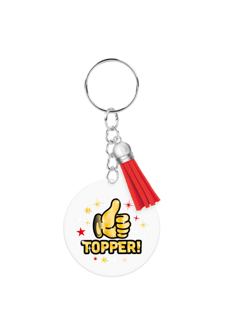 Acryl sleutelhanger Topper van Paper Dreams koop je bij Partywinkel