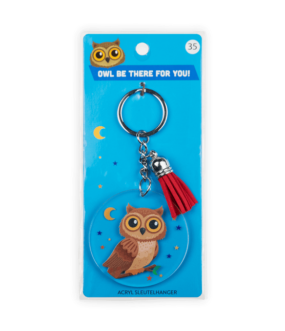 Acryl Sleutelhanger Uil van Paper Dreams koop je bij Partywinkel