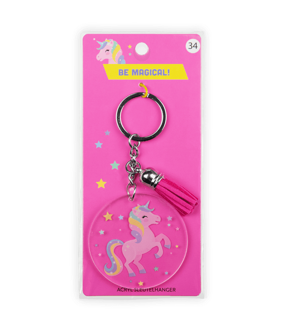 Acryl Sleutelhanger Unicorn van Paper Dreams koop je bij Partywinkel