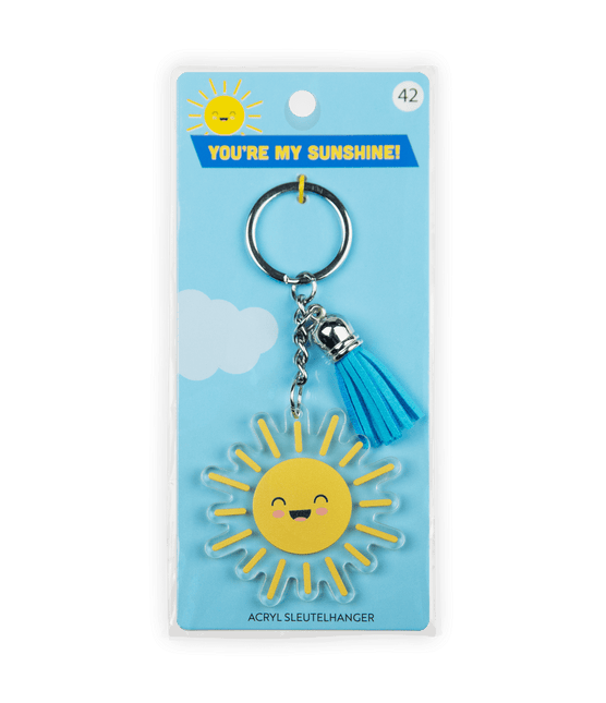 Acryl sleutelhanger Zon van Paper Dreams koop je bij Partywinkel