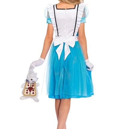 Alice In Wonderland Jurk Blauw Dames Leg Avenue van Leg Avenue koop je bij Partywinkel