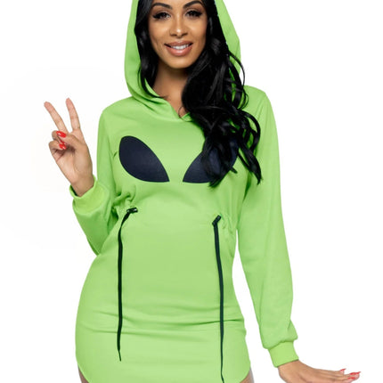 Alien Jurk Groen Dames Leg Avenue van Leg Avenue koop je bij Partywinkel