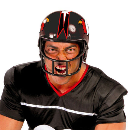 American Football Helm Zwart van Fiestas Guirca koop je bij Partywinkel