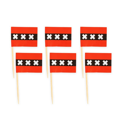 Amsterdam Cocktailprikkers Amsterdam 6cm 50st van WeFiesta koop je bij Partywinkel