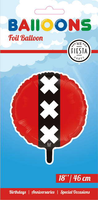 Amsterdam Helium Ballon Leeg 45cm van WeFiesta koop je bij Partywinkel