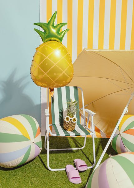 Ananas Helium Ballon 68cm Leeg van Partydeco koop je bij Partywinkel