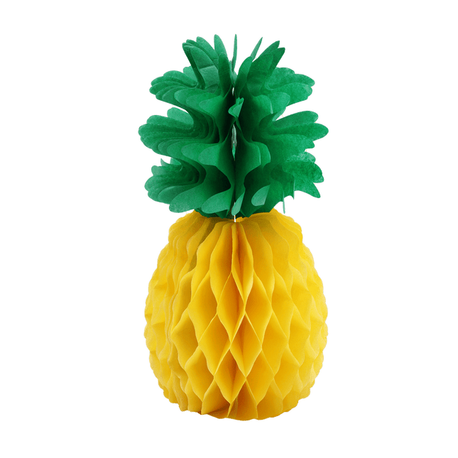Ananas Honeycomb Roze 30cm van WeFiesta koop je bij Partywinkel