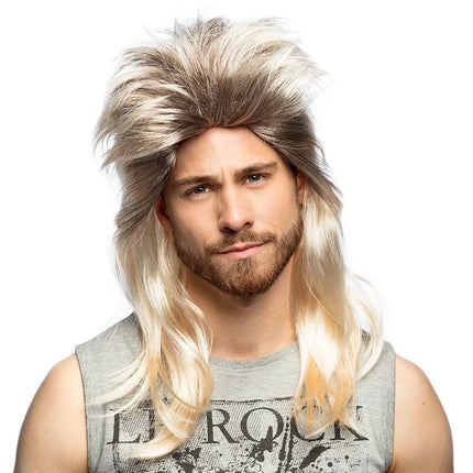 Aso Sjonnie Pruik met Matje Blond van Boland koop je bij Partywinkel