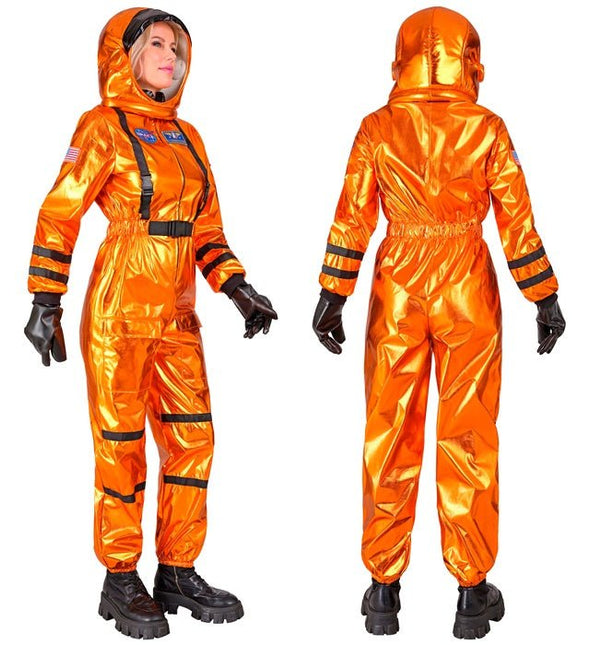 Astronaut Oranje Dames van Widmann koop je bij Partywinkel