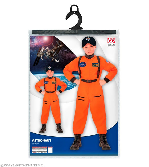 Astronauten Pak Oranje Jongen van Widmann koop je bij Partywinkel