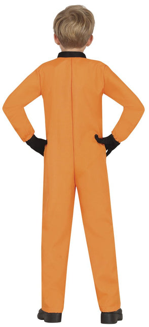 Astronauten Pak Oranje Kind van Fiestas Guirca koop je bij Partywinkel