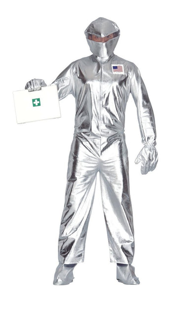 Astronauten Pak Zilver Heren van Fiestas Guirca koop je bij Partywinkel
