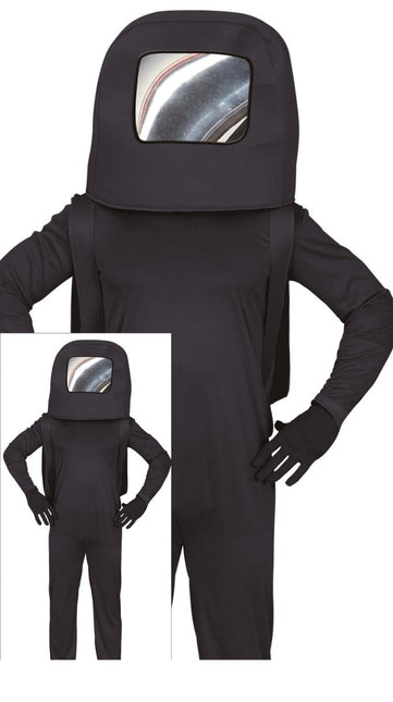Astronautenpak Kind Zwart 14/16 jaar van Fiestas Guirca koop je bij Partywinkel