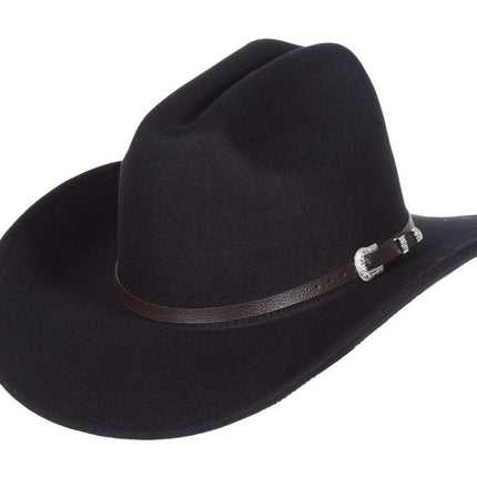 Cowboy Hoed Zwart Gesp van Wilbers & Wilbers koop je bij Partywinkel