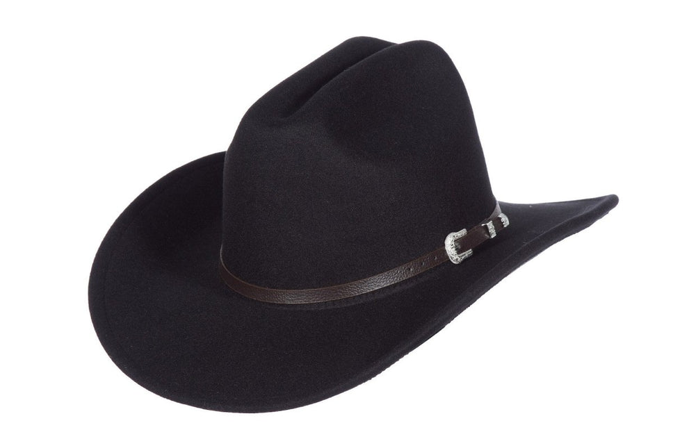 Cowboy Hoed Zwart Gesp van Wilbers & Wilbers koop je bij Partywinkel