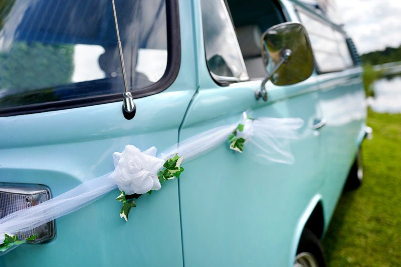 Autodecoratie Bloem 1,7m van Partydeco koop je bij Partywinkel