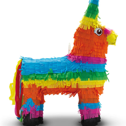 Donkey Piñata, Colored, 41 cm