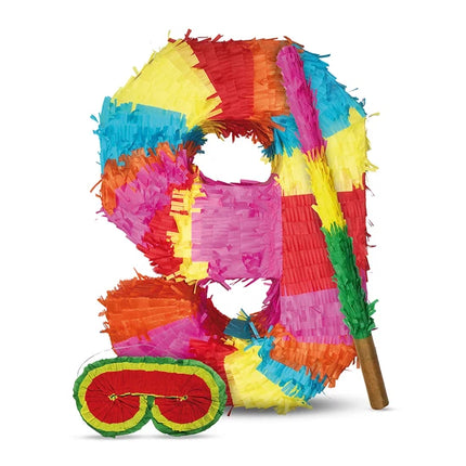 Number 9 Piñata Set, 3-Piece, 45 cm