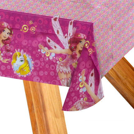 Mia And Me Tablecloth, Pink, 1.8 m