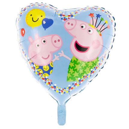 Peppa Pig Helium Balloon, Heart-Shaped, Empty, 45 cm
