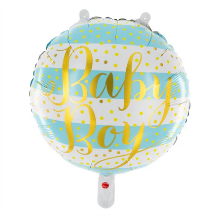 Baby Helium Balloon (Boy) - Empty, 45 cm