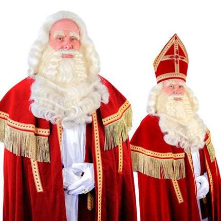 Sinterklaas Fake Beard Blond Deluxe