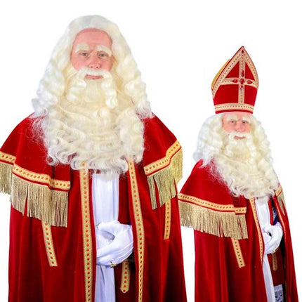 Sinterklaas Fake Beard Blond