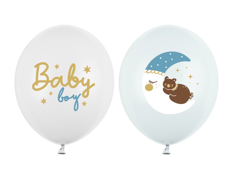 Baby Ballonnen Blauw 30cm 50st van Partydeco koop je bij Partywinkel