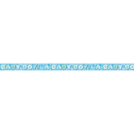 Baby Banner Blauw 3,65m van Unique koop je bij Partywinkel