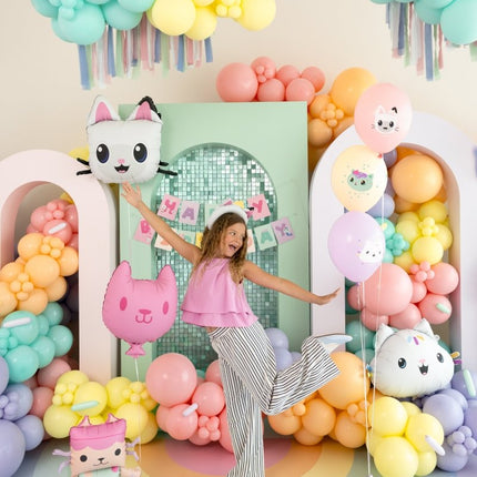 Baby Box & Kat folieballonnen, 43x46 cm en 35x37 cm van Partydeco koop je bij Partywinkel