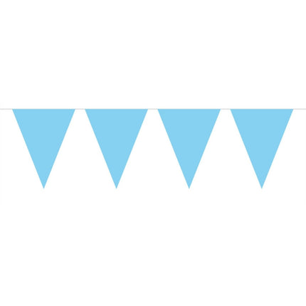 Babyblauwe Mini Vlaggenlijn - 3 meter van Folat koop je bij Partywinkel