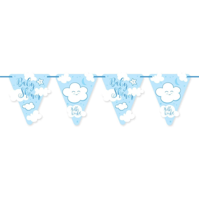 Babyshower Jongen Slingers 6m van Folat koop je bij Partywinkel