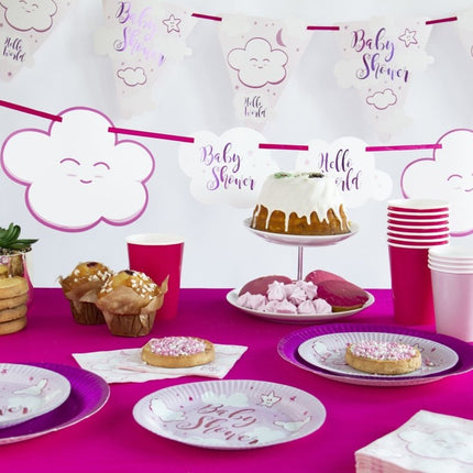 Babyshower Meisje Slingers 4m van Folat koop je bij Partywinkel