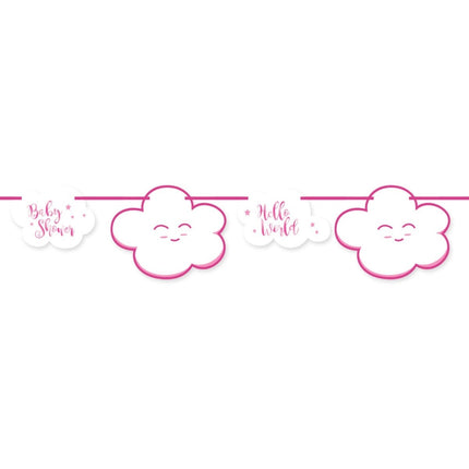 Babyshower Meisje Slingers 4m van Folat koop je bij Partywinkel
