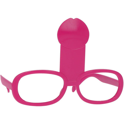Bachelor Bril Penis Roze van Folat koop je bij Partywinkel