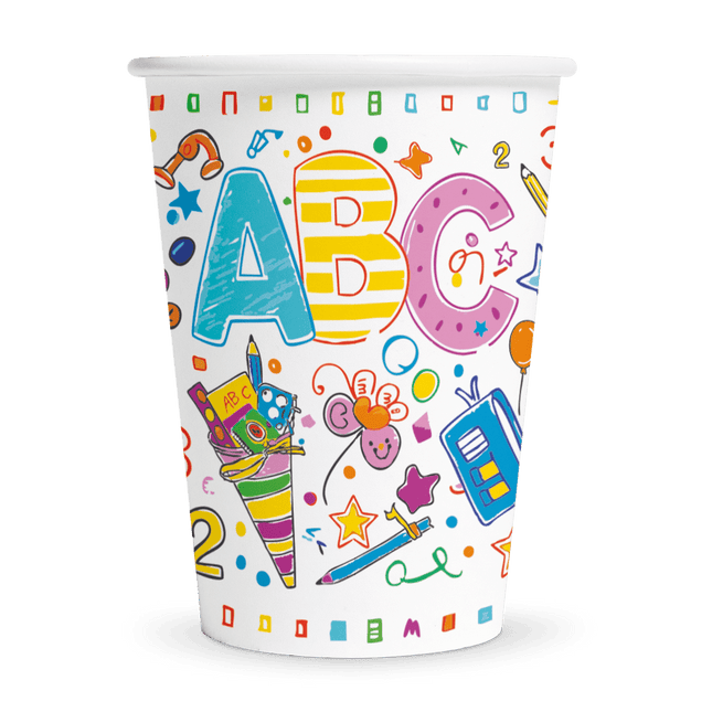 Back To School Bekers Abc 210ml 8st van WeFiesta koop je bij Partywinkel