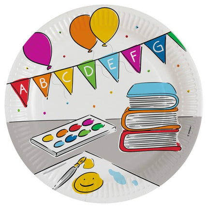 Back To School Borden 23cm 8st van Riethmueller koop je bij Partywinkel