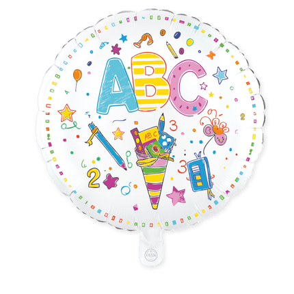Back To School Helium Ballon Abc Leeg 45cm van WeFiesta koop je bij Partywinkel