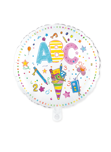 Back To School Helium Ballon Abc Leeg 45cm van WeFiesta koop je bij Partywinkel