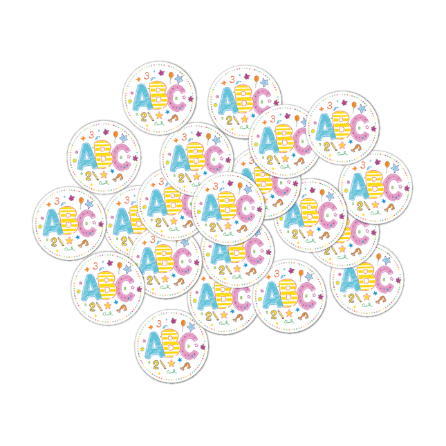 Back To School Tafelconfetti Abc 16gr van WeFiesta koop je bij Partywinkel