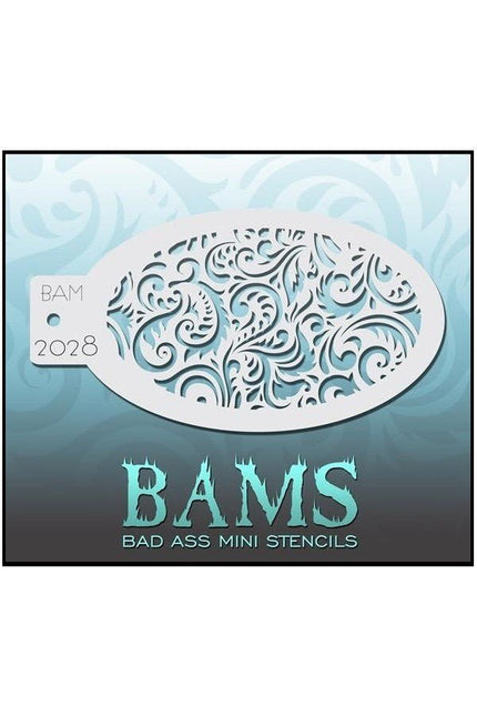 Bad Ass Schmink Sjabloon 2028 van Bad Ass Stencils koop je bij Partywinkel