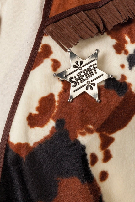 Sherrif Badge Zilver van Wilbers & Wilbers koop je bij Partywinkel