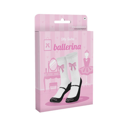 Ballerina Sokken One Size van Paper Dreams koop je bij Partywinkel