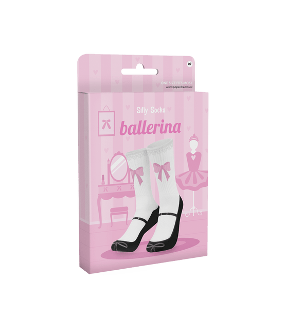 Ballerina Sokken One Size van Paper Dreams koop je bij Partywinkel